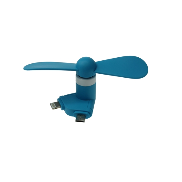 Mini USB Fan with Lightning and Micro - Mini USB Fan with Lightning and Micro - Image 4 of 8