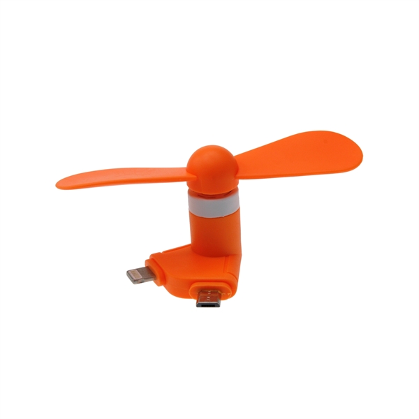 Mini USB Fan with Lightning and Micro - Mini USB Fan with Lightning and Micro - Image 7 of 8