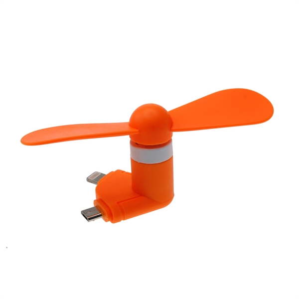 Mini USB Fan with Lightning and Micro - Mini USB Fan with Lightning and Micro - Image 8 of 8