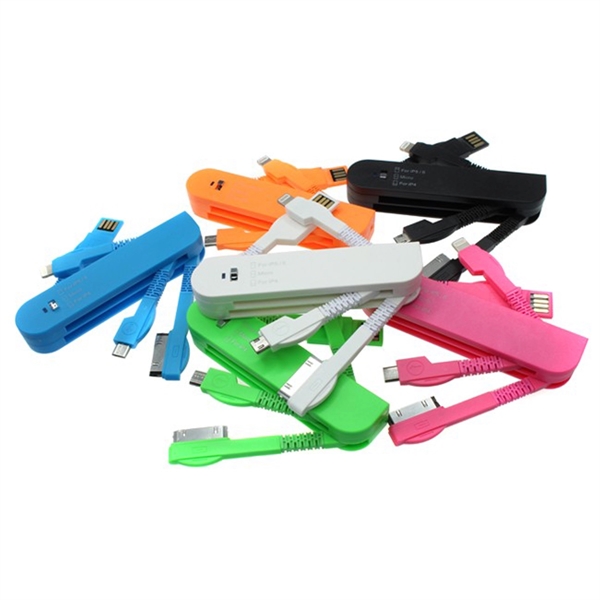 Swiss Knife Style Universal Charging Cable - Swiss Knife Style Universal Charging Cable - Image 0 of 7