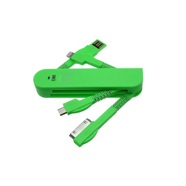 Swiss Knife Style Universal Charging Cable - Swiss Knife Style Universal Charging Cable - Image 1 of 7