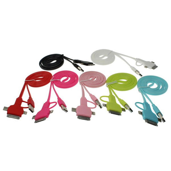 iPhone 4, 5, 6, 6S, Android and Type-C 4 in one cable - iPhone 4, 5, 6, 6S, Android and Type-C 4 in one cable - Image 0 of 7