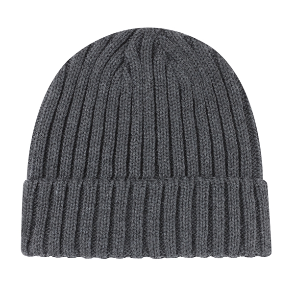 Acrylic, Cuff Toque, Chunky rib knit - Acrylic, Cuff Toque, Chunky rib knit - Image 2 of 13