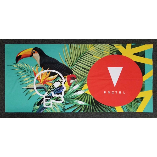 30x60 Full Color/Edge Beach Towel Sublimation - 30x60 Full Color/Edge Beach Towel Sublimation - Image 1 of 13