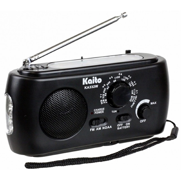 Portable Hand Crank Solar AM/FM NOAA Weather Radio - Portable Hand Crank Solar AM/FM NOAA Weather Radio - Image 0 of 0