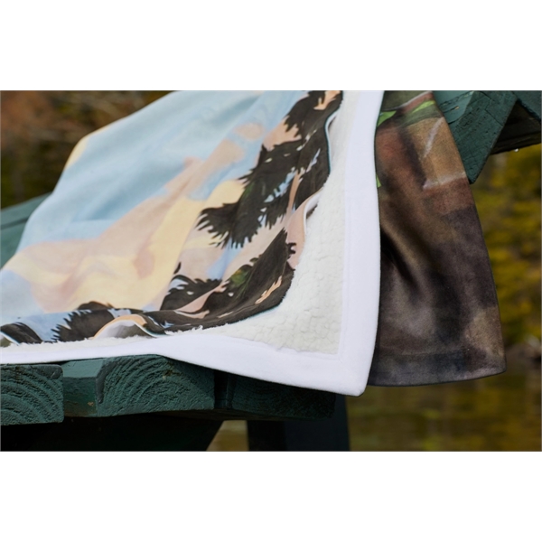 Mansfield Sherpa Blanket - Mansfield Sherpa Blanket - Image 2 of 5