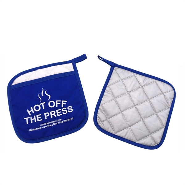 Quilted Cotton Canvas Pocket Pot Holder - Quilted Cotton Canvas Pocket Pot Holder - Image 0 of 1