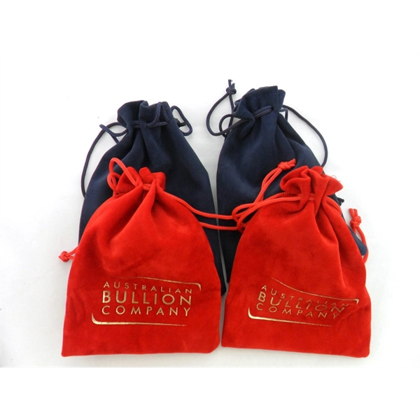 Drawstring Velvet Bag - Drawstring Velvet Bag - Image 1 of 3