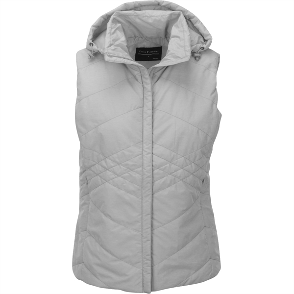 Ladies Jupiter Puffer Hooded Vest - Ladies Jupiter Puffer Hooded Vest - Image 1 of 10