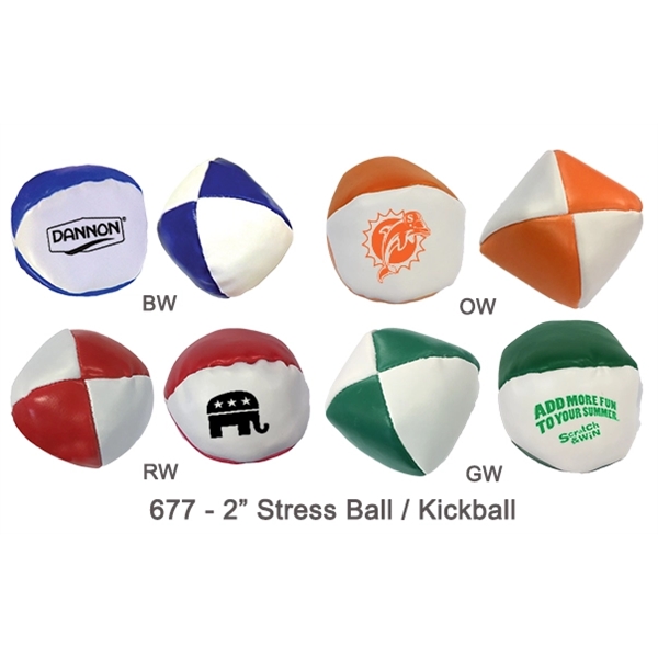 Popular 2-Color Stress Reliever Ball - Popular 2-Color Stress Reliever Ball - Image 0 of 2