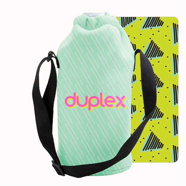 Neoprene Growler Cover 4CP Duplex with Drawstring - Neoprene Growler Cover 4CP Duplex with Drawstring - Image 1 of 3