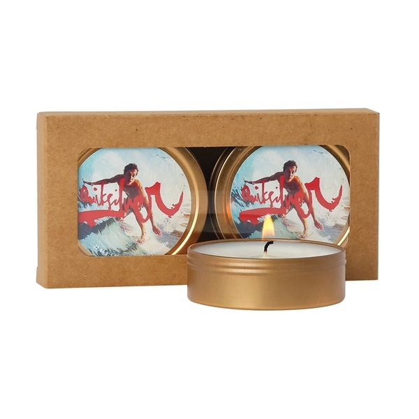 Scented Candle 2-Pack in Kraft Window Box - Scented Candle 2-Pack in Kraft Window Box - Image 1 of 2