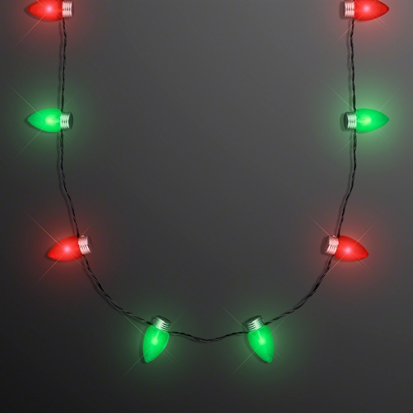 Holiday Light Necklaces With 1" Bulbs - Holiday Light Necklaces With 1" Bulbs - Image 1 of 4