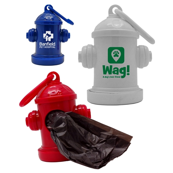 Fire Hydrant Dog Waste Bag Dispenser