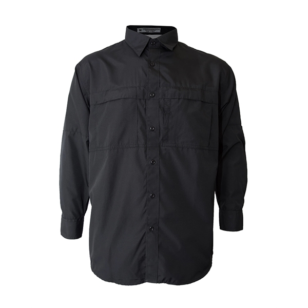 Men's Pescador Polyester Fishing Shirt-Long Sleeves - Men's Pescador Polyester Fishing Shirt-Long Sleeves - Image 3 of 8