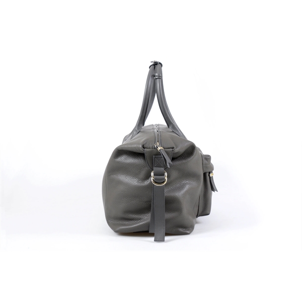 Handmade Italian Leather Duffel- Genova - Handmade Italian Leather Duffel- Genova - Image 6 of 8