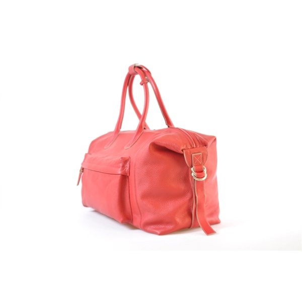 Handmade Italian Leather Duffel- Genova - Handmade Italian Leather Duffel- Genova - Image 3 of 5