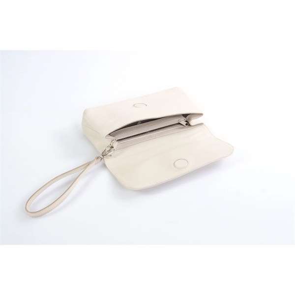 Handmade Italian Leather Women's Small Wristlet-Roma - Handmade Italian Leather Women's Small Wristlet-Roma - Image 3 of 4