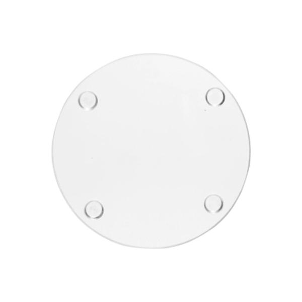 4" Round Glass Coaster Plum Grove