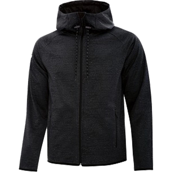 DRYFRAME® Adult Dry Tech Fleece Full Zip Hooded Jacket - DRYFRAME® Adult Dry Tech Fleece Full Zip Hooded Jacket - Image 0 of 4