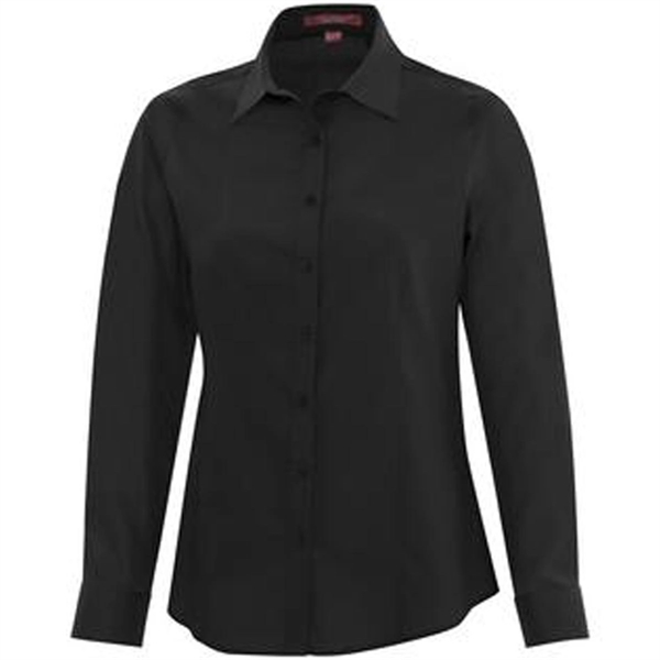 Coal Harbour® Everyday Long Sleeve Woven Ladies' Shirt - Coal Harbour® Everyday Long Sleeve Woven Ladies' Shirt - Image 3 of 8