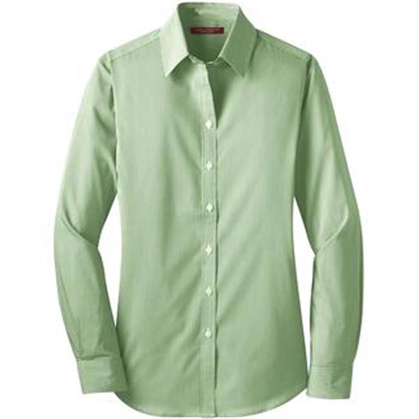 COAL HARBOUR® MINI STRIPE STRETCH WOVEN LADIES' SHIRT - COAL HARBOUR® MINI STRIPE STRETCH WOVEN LADIES' SHIRT - Image 1 of 5