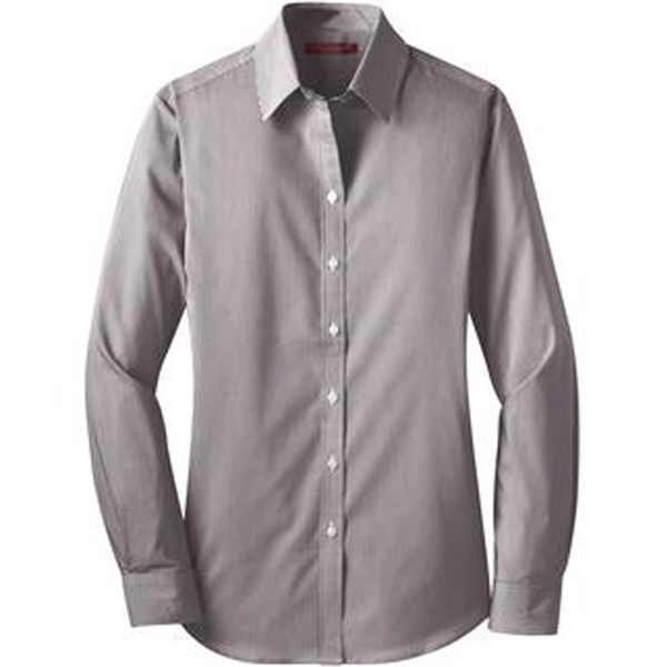 COAL HARBOUR® MINI STRIPE STRETCH WOVEN LADIES' SHIRT - COAL HARBOUR® MINI STRIPE STRETCH WOVEN LADIES' SHIRT - Image 2 of 5