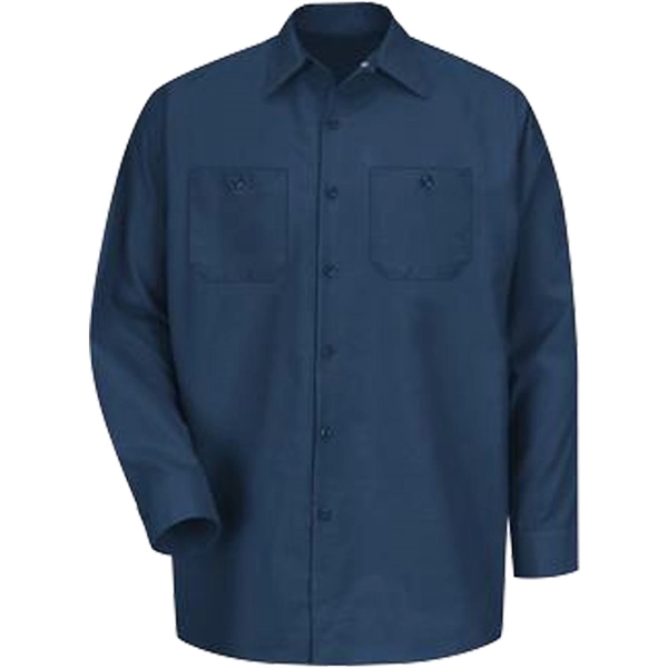 Red Kap® Industrial Long Sleeve Work Shirt - Red Kap® Industrial Long Sleeve Work Shirt - Image 0 of 10