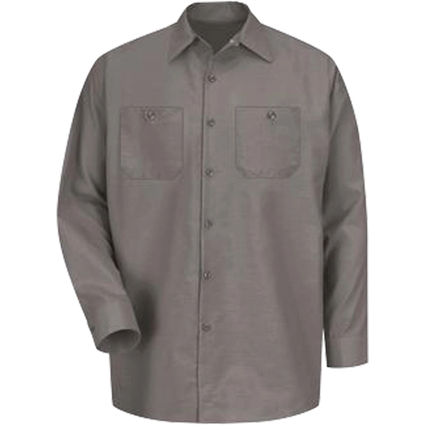 Red Kap® Industrial Long Sleeve Work Shirt - Red Kap® Industrial Long Sleeve Work Shirt - Image 6 of 10
