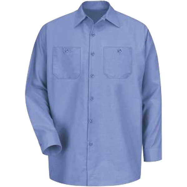 Red Kap® Industrial Long Sleeve Work Shirt - Red Kap® Industrial Long Sleeve Work Shirt - Image 7 of 10