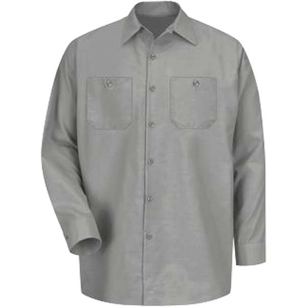 Red Kap® Industrial Long Sleeve Work Shirt - Red Kap® Industrial Long Sleeve Work Shirt - Image 8 of 10