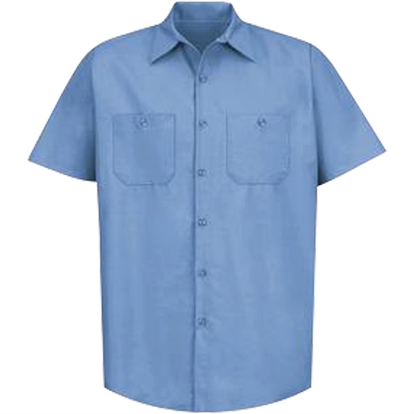 Red Kap® Industrial Short Sleeve Work Shirt - Red Kap® Industrial Short Sleeve Work Shirt - Image 7 of 10