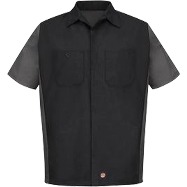 Red Kap® Short Sleeve Woven Crew Shirt - Red Kap® Short Sleeve Woven Crew Shirt - Image 0 of 6