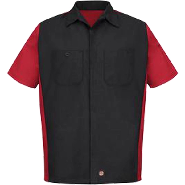 Red Kap® Short Sleeve Woven Crew Shirt - Red Kap® Short Sleeve Woven Crew Shirt - Image 1 of 6