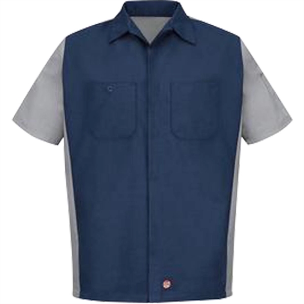 Red Kap® Short Sleeve Woven Crew Shirt - Red Kap® Short Sleeve Woven Crew Shirt - Image 4 of 6
