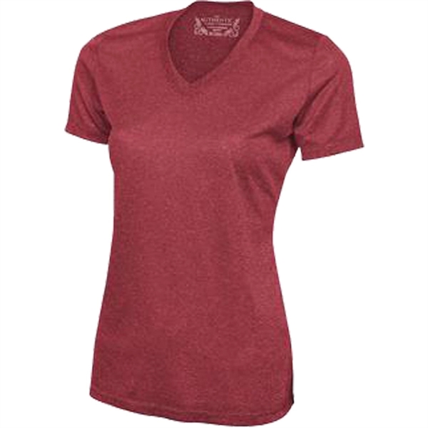 ATC™ Pro Team Heather ProFormance V-Neck Ladies' Tee - ATC™ Pro Team Heather ProFormance V-Neck Ladies' Tee - Image 3 of 9