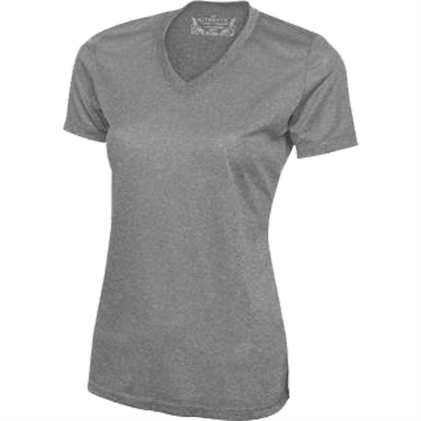 ATC™ Pro Team Heather ProFormance V-Neck Ladies' Tee - ATC™ Pro Team Heather ProFormance V-Neck Ladies' Tee - Image 4 of 9