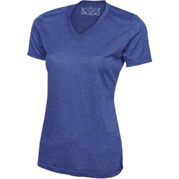 ATC™ Pro Team Heather ProFormance V-Neck Ladies' Tee - ATC™ Pro Team Heather ProFormance V-Neck Ladies' Tee - Image 5 of 9