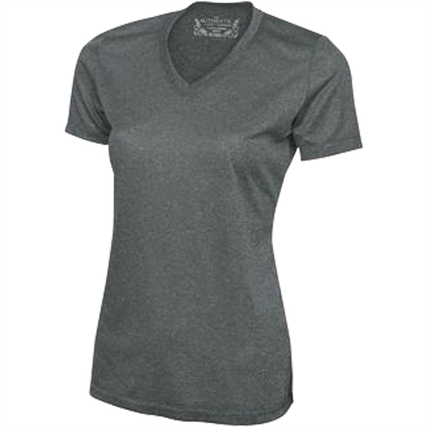 ATC™ Pro Team Heather ProFormance V-Neck Ladies' Tee - ATC™ Pro Team Heather ProFormance V-Neck Ladies' Tee - Image 7 of 9