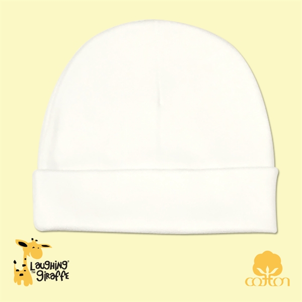 Baby Beanie Hat 100% Cotton- Laughing Giraffe® - Baby Beanie Hat 100% Cotton- Laughing Giraffe® - Image 0 of 5