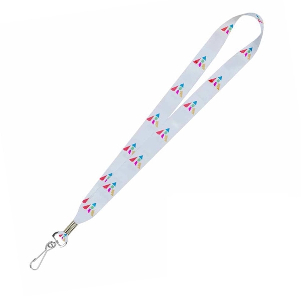 1" Super Soft Polyester Multi-Color Sublimation Lanyard