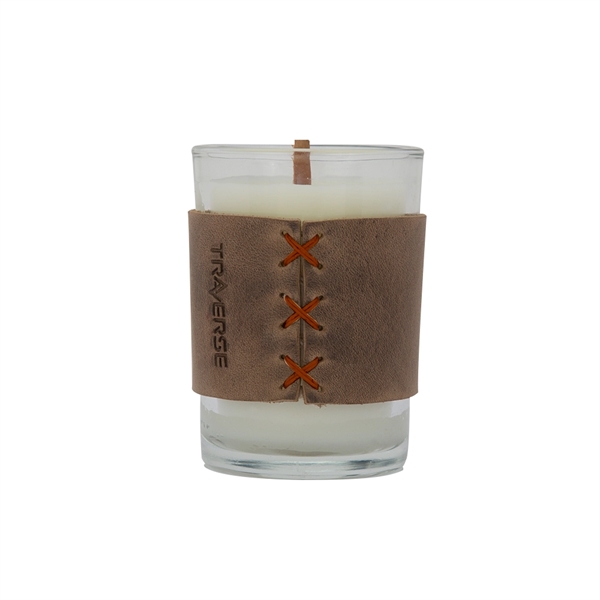 HARPER 8oz. Candle with Leather Sleeve - HARPER 8oz. Candle with Leather Sleeve - Image 17 of 47