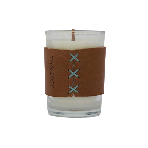 HARPER 8oz. Candle with Leather Sleeve - HARPER 8oz. Candle with Leather Sleeve - Image 46 of 47