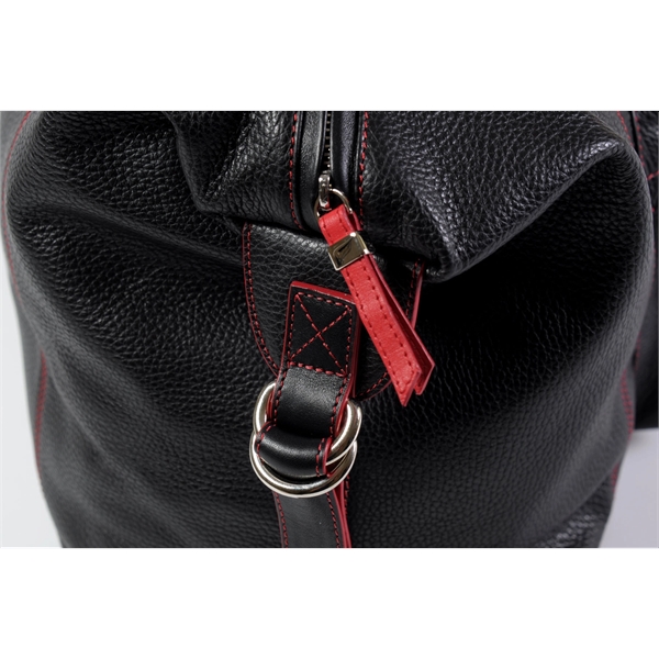 Handmade Italian Leather Duffel- Genova - Handmade Italian Leather Duffel- Genova - Image 3 of 7