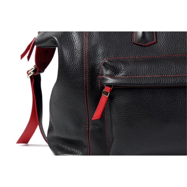 Handmade Italian Leather Duffel- Genova - Handmade Italian Leather Duffel- Genova - Image 4 of 7