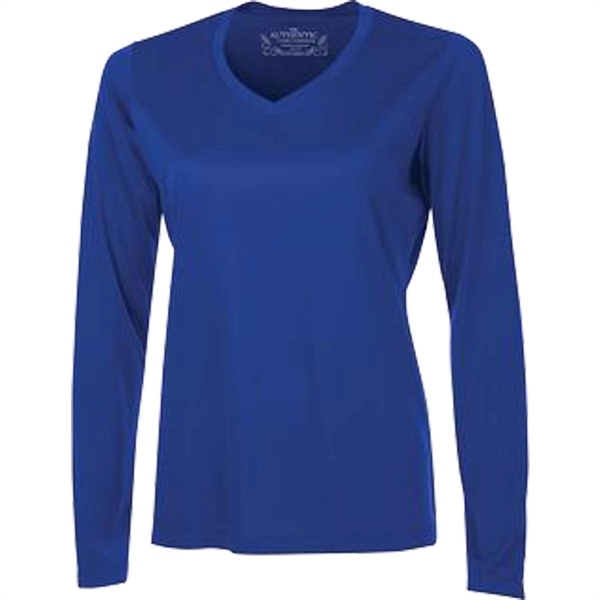 ATC™ Pro Team Long Sleeve V-Neck Ladies' Tee - ATC™ Pro Team Long Sleeve V-Neck Ladies' Tee - Image 3 of 7