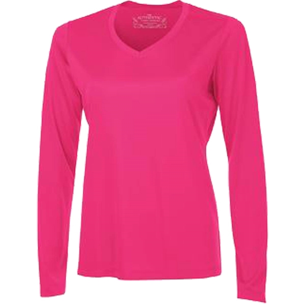 ATC™ Pro Team Long Sleeve V-Neck Ladies' Tee - ATC™ Pro Team Long Sleeve V-Neck Ladies' Tee - Image 5 of 7