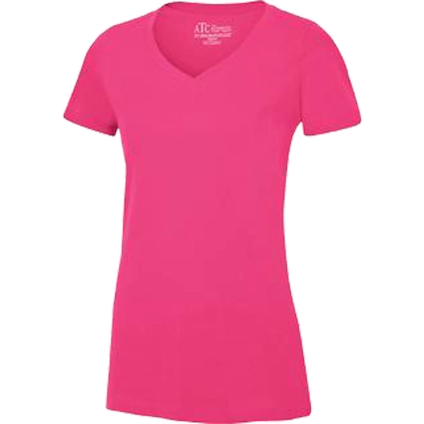 Ladies' ATC™ Eurospun V-Neck Tee - Ladies' ATC™ Eurospun V-Neck Tee - Image 5 of 27