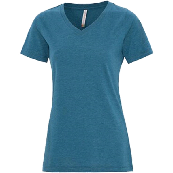 Ladies' ATC™ Eurospun V-Neck Tee - Ladies' ATC™ Eurospun V-Neck Tee - Image 6 of 27