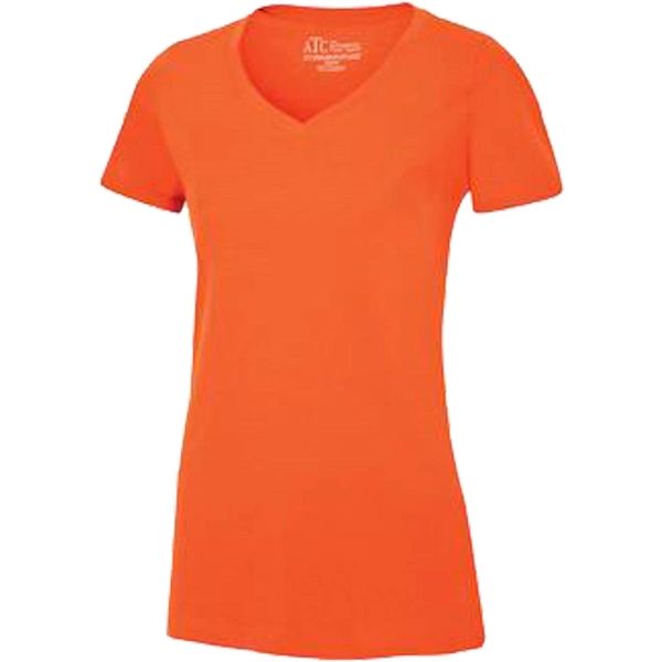 Ladies' ATC™ Eurospun V-Neck Tee - Ladies' ATC™ Eurospun V-Neck Tee - Image 9 of 27